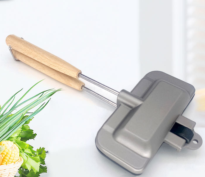 DUBBELZIJDIG KOEKENPAN - SANDWICHMAKER