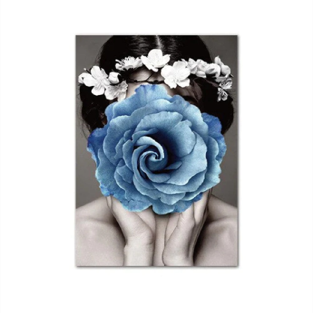ROZENVROUW - CANVAS - KUNST