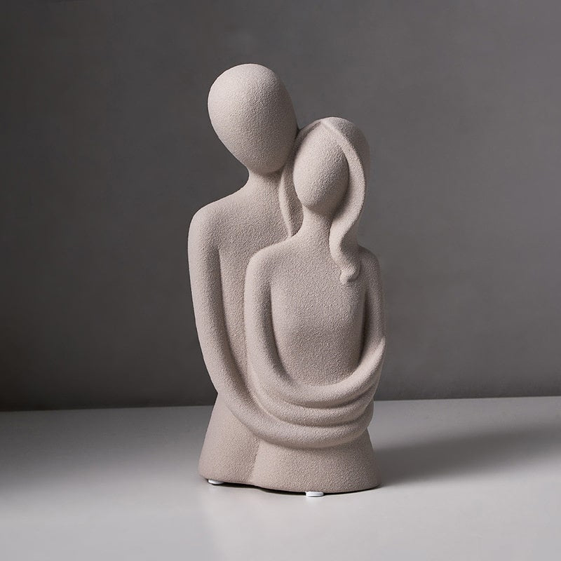 KERAMISCHE HARS STANDBEELD SCULPTUUR