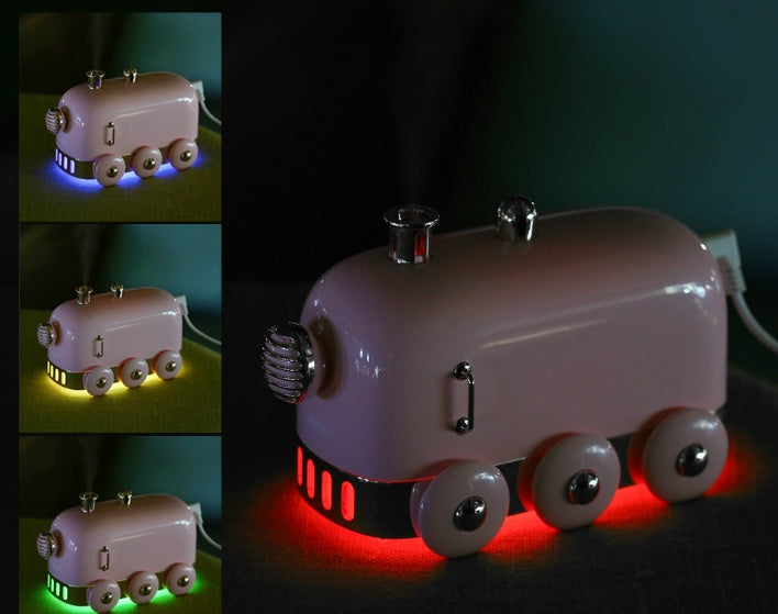 MINI TREIN GEURVERSPREIDER - DIFFUSER - LUCHTBEVOCHTIGER - ULTRASOON
