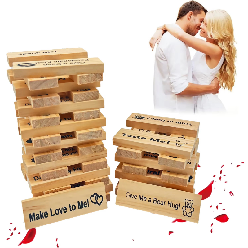 JENGA BLOKKENTOREN - SPEL - EROTISCH - KOPPELS