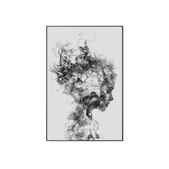 ABSTRACT GEZICHT - KUNST