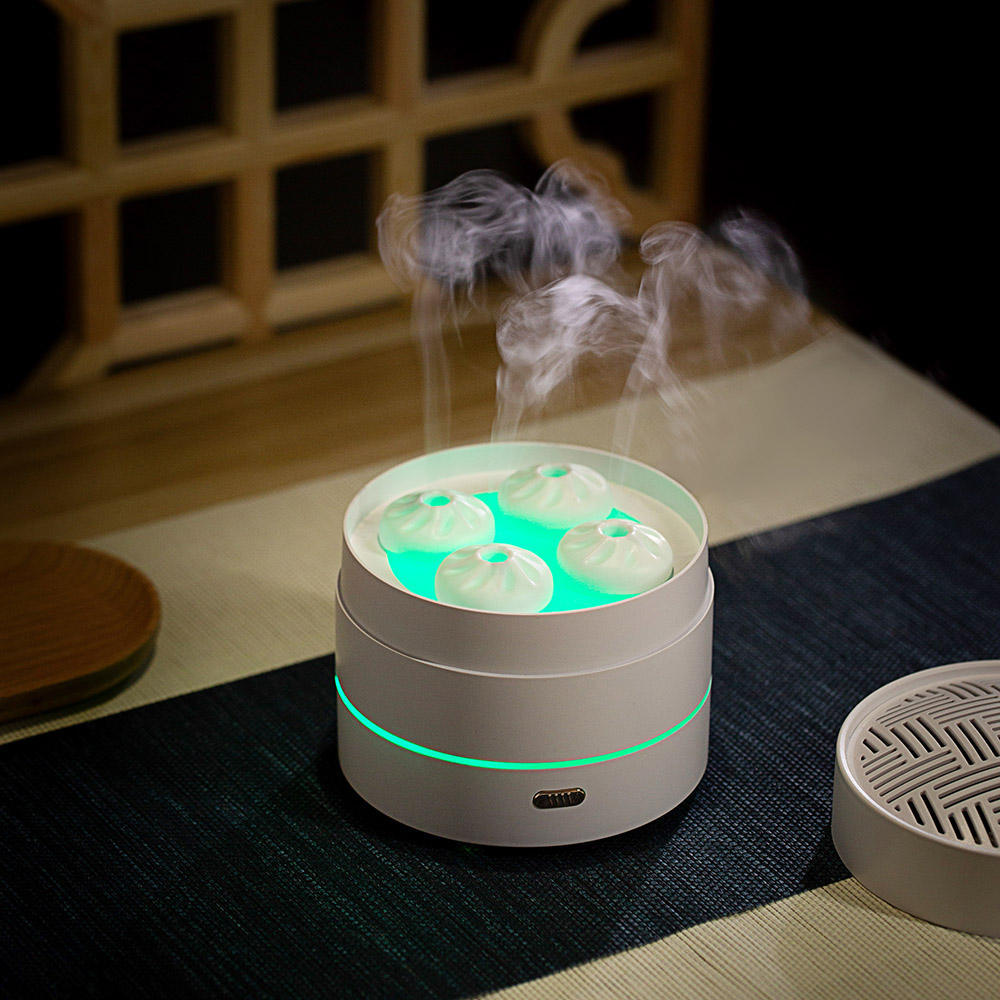 CLOUDBUN GEURVERSPREIDER - LUCHTBEVOCHTIGER - LED NACHTLAMP - DIFFUSER