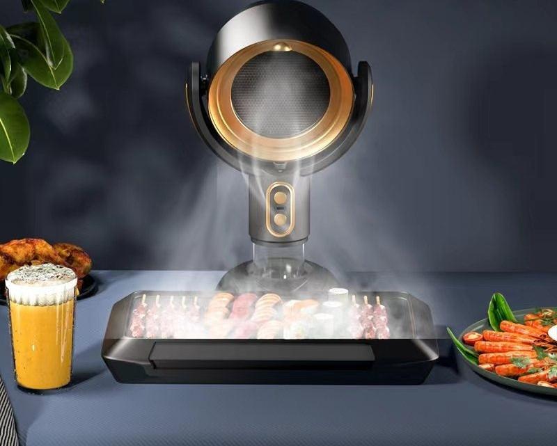 gouden mini afzuigkap