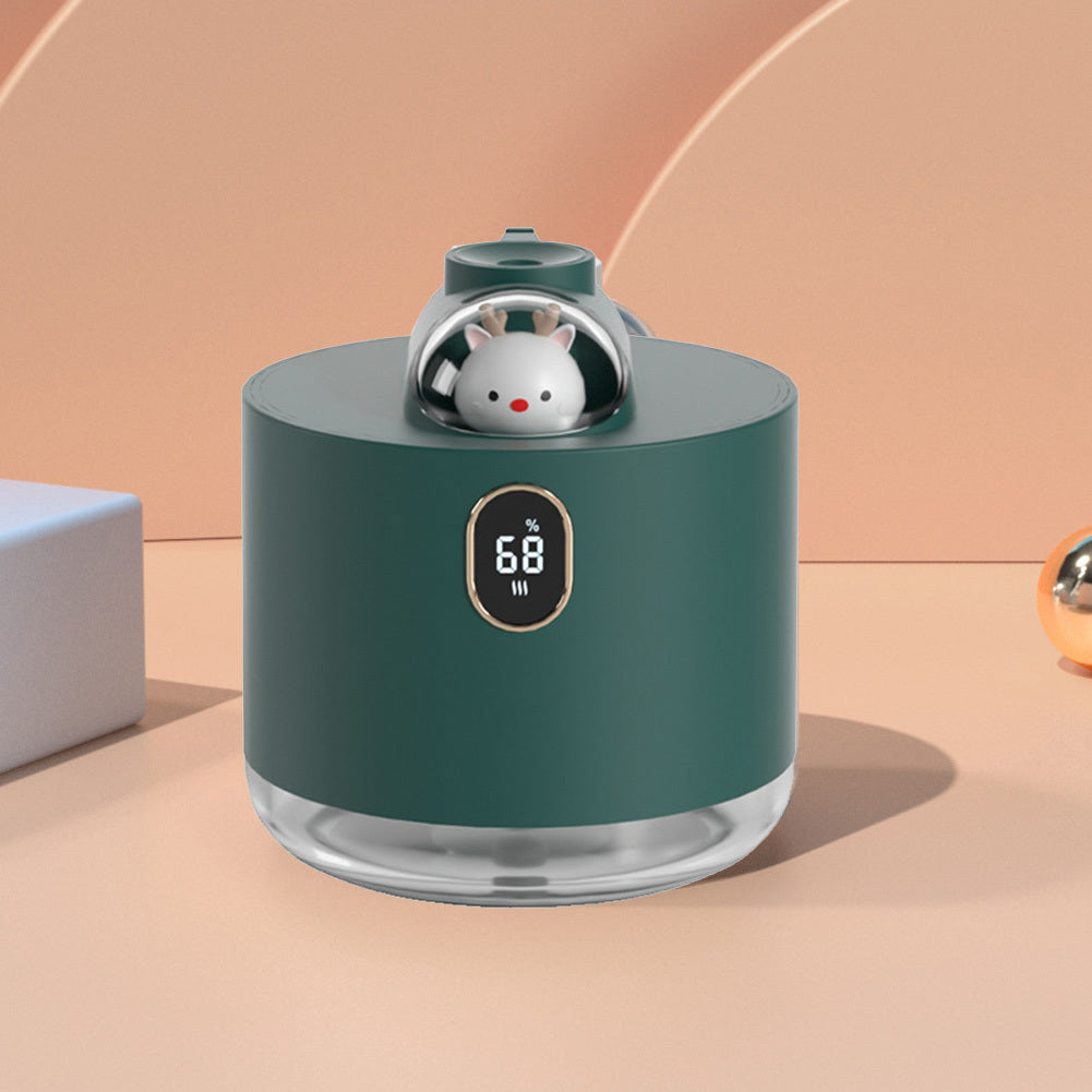 BEER GEURVERSPREIDER - LUCHTBEVOCHTIGER - DIFFUSER AROMATHERAPIE - LED VERLICHTING - DRAADLOOS