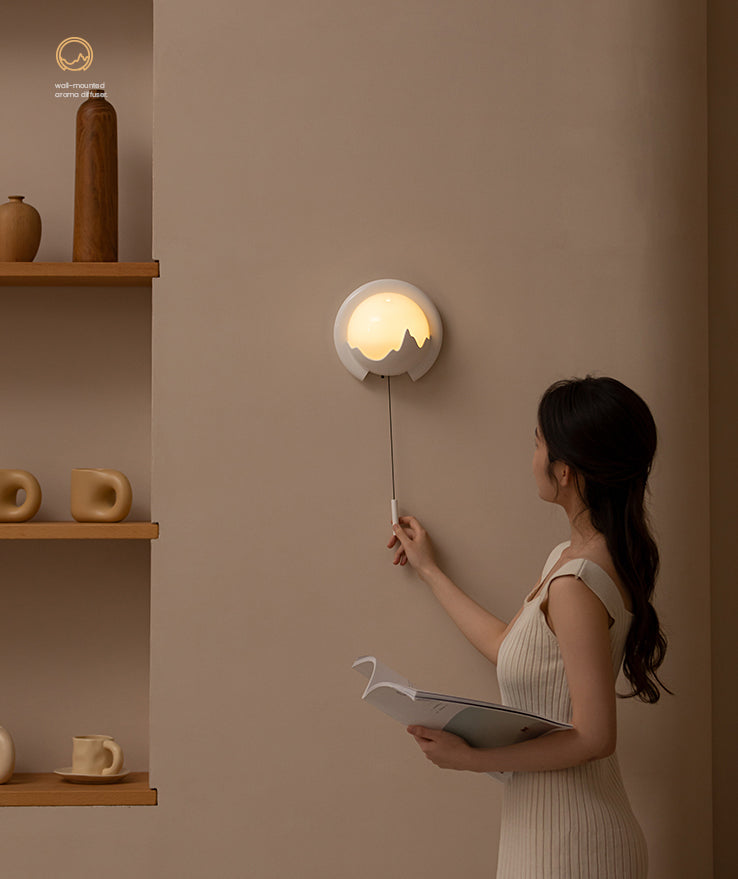 WANDLAMP AROMA DIFFUSER - MET AFSTANDSBEDIENING - GEURVERSPREIDER - LUCHTBEVOCHTIGER
