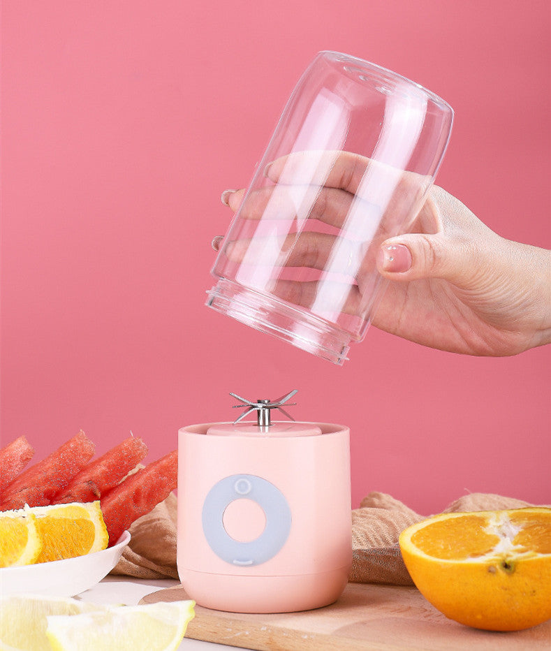 Roze draagbare multifunctionele mini blender