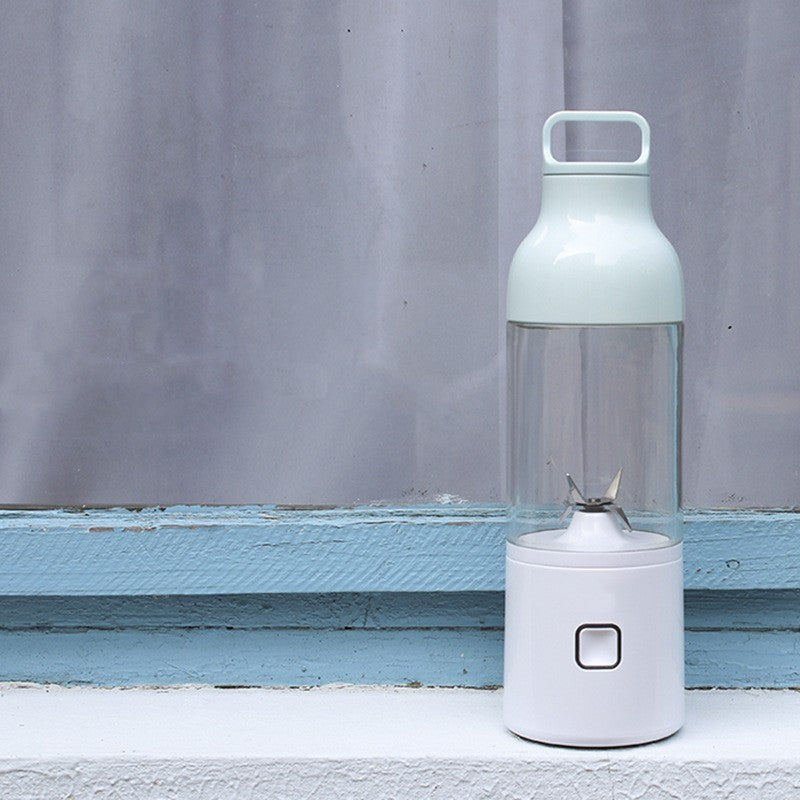 Blauwe draagbare mini blender mixer