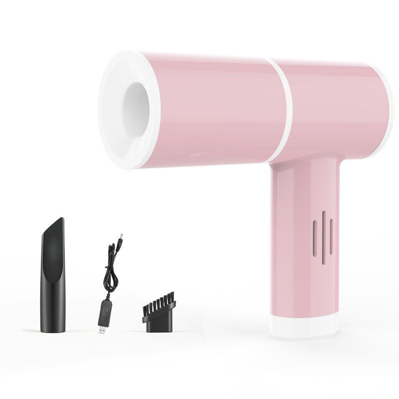 Roze mini stofzuiger