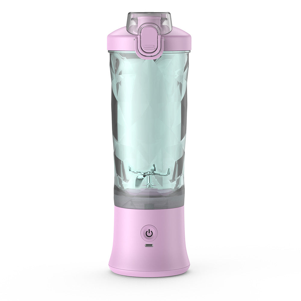 Paarse draagbare blender voor shakes en smoothies