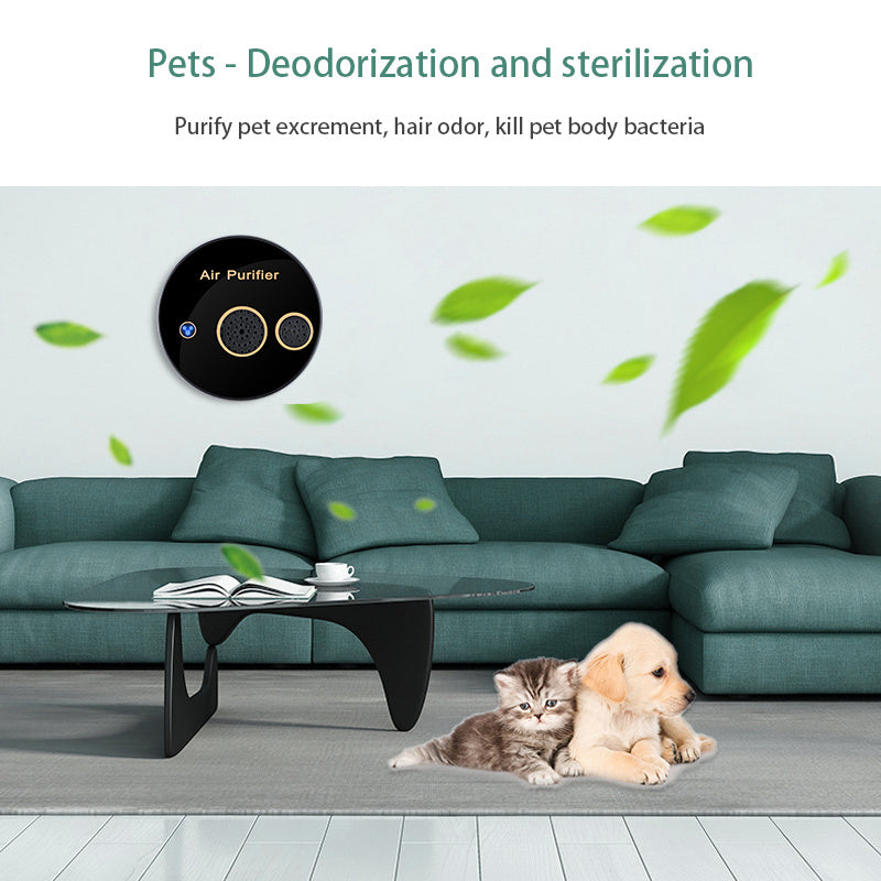 Portable Solar Electric Air Purifier For Sterilization Disinfection Deodorization And Formaldehyde Removal