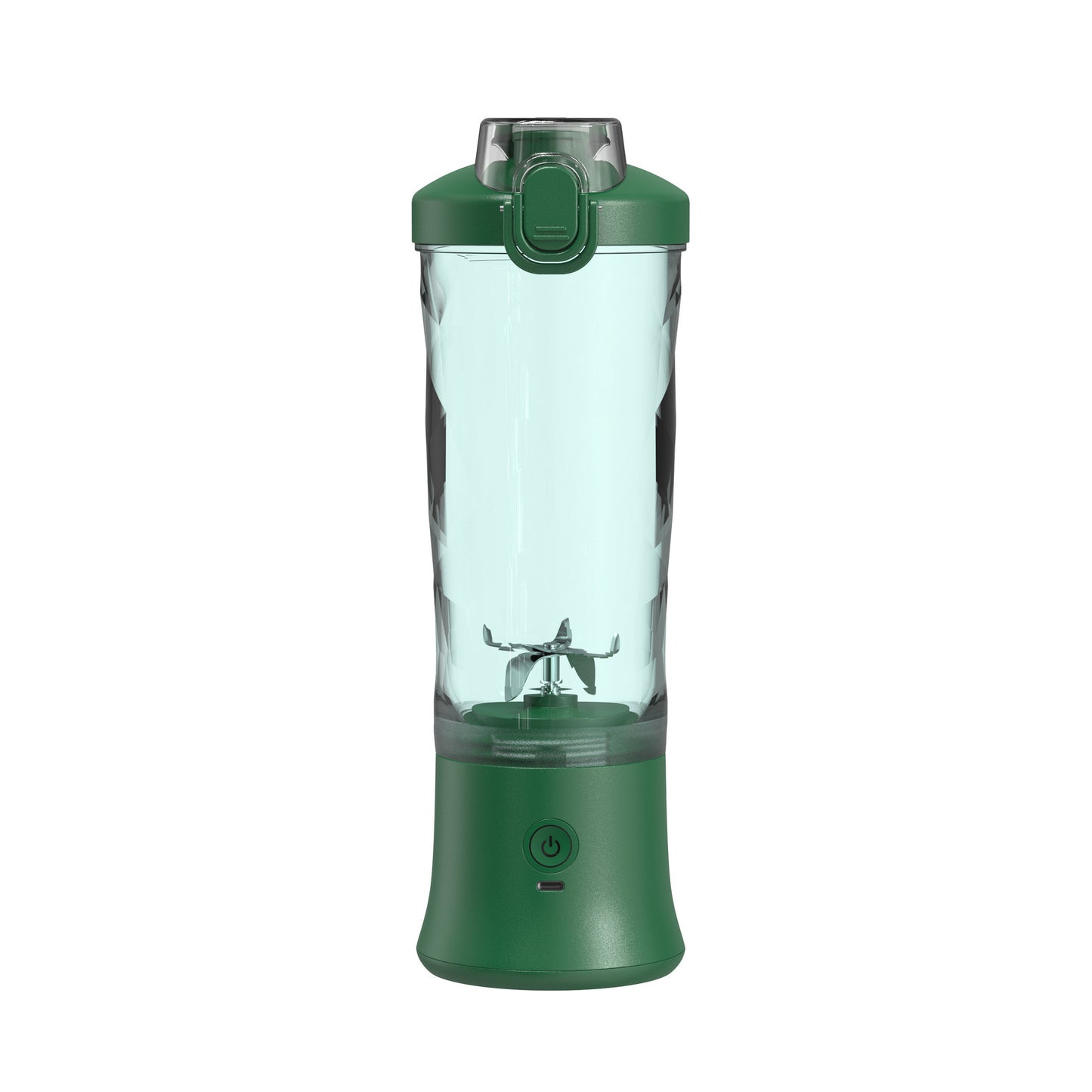 Groene draagbare blender voor shakes en smoothies