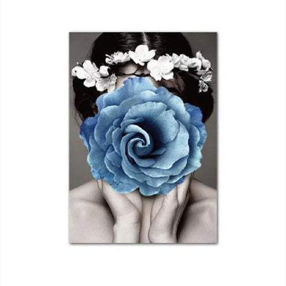 ROZENVROUW - CANVAS - KUNST