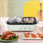 ELEKTRISCHE 2 IN 1 HOTPOT & BBQ GRILL