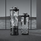 Zwarte draagbare blender voor shakes en smoothies