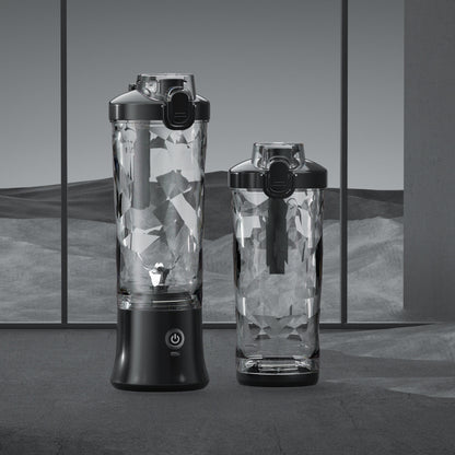 Zwarte draagbare blender voor shakes en smoothies