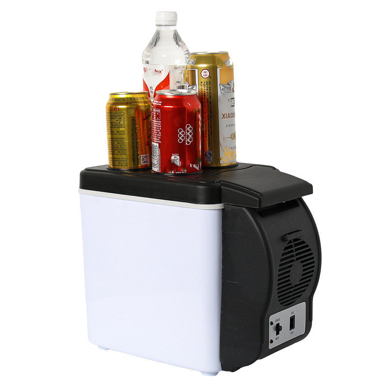 MINI KOELKAST - 6 LITER -  100/240V/12V AUTO STEKKER