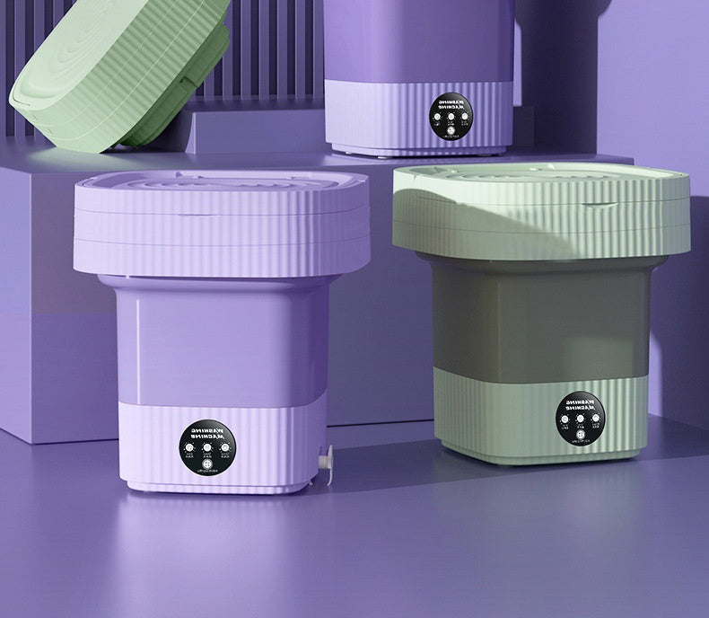 Opvouwbare mini wasmachine 