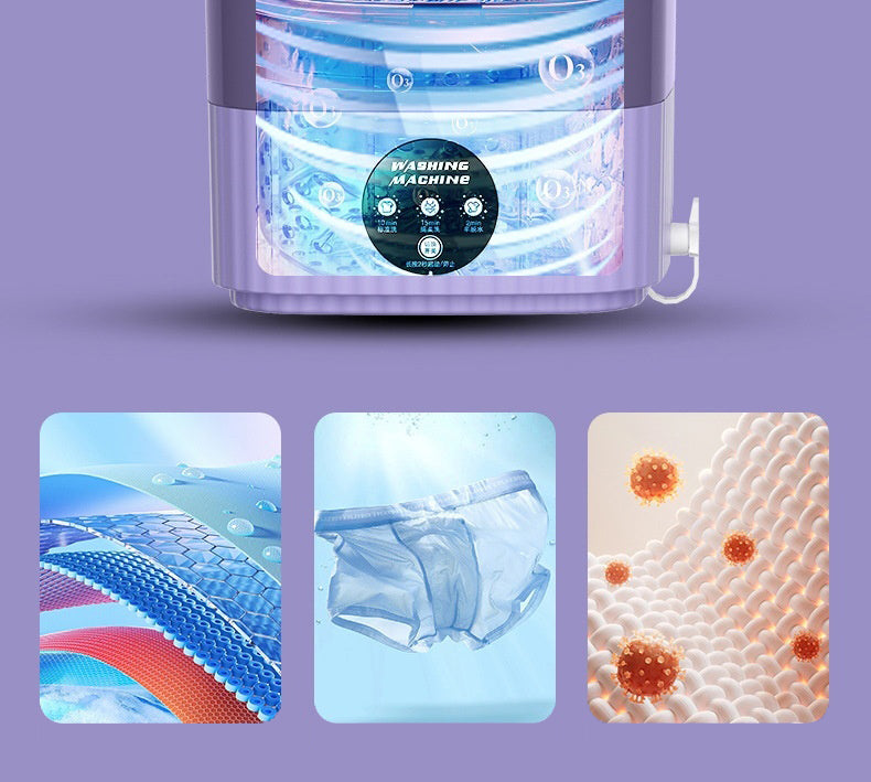 Opvouwbare mini wasmachine 