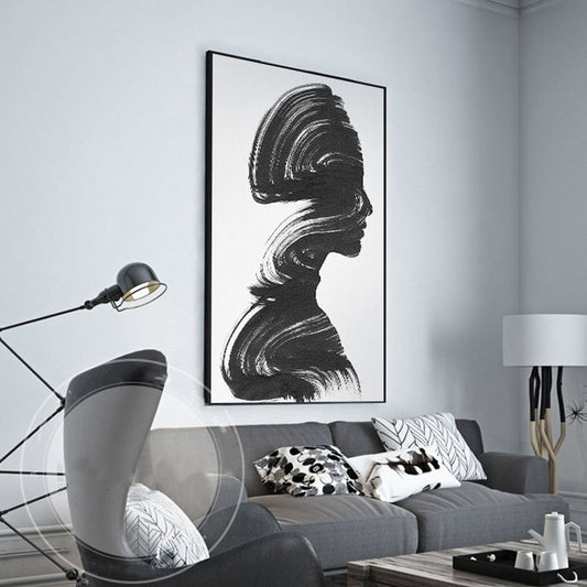 ABSTRACT GEZICHT - KUNST