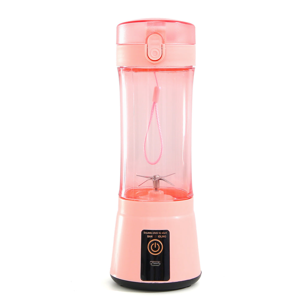 Roze draagbare blender