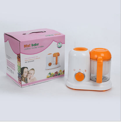 Witte met oranje multifunctionele babyvoeding maker 