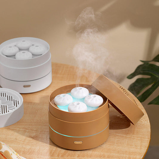 CLOUDBUN GEURVERSPREIDER - LUCHTBEVOCHTIGER - LED NACHTLAMP - DIFFUSER