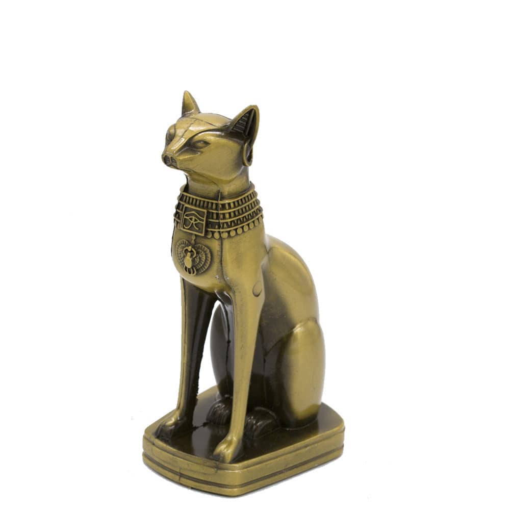 METALEN DECORATIE -  EGYPTISCHE KAT - DE SCHEVE TOREN VAN PISA