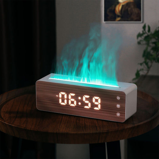 HUMICLOCK - DIGITALE KLOK - LUCHTBEVOCHTIGER - AROMATHERAPIE