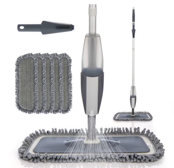Magische vloermop met spray