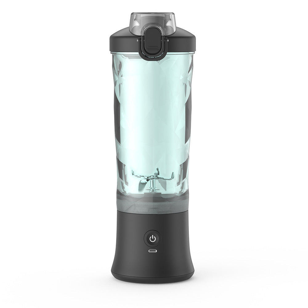 Zwarte draagbare blender voor shakes en smoothies