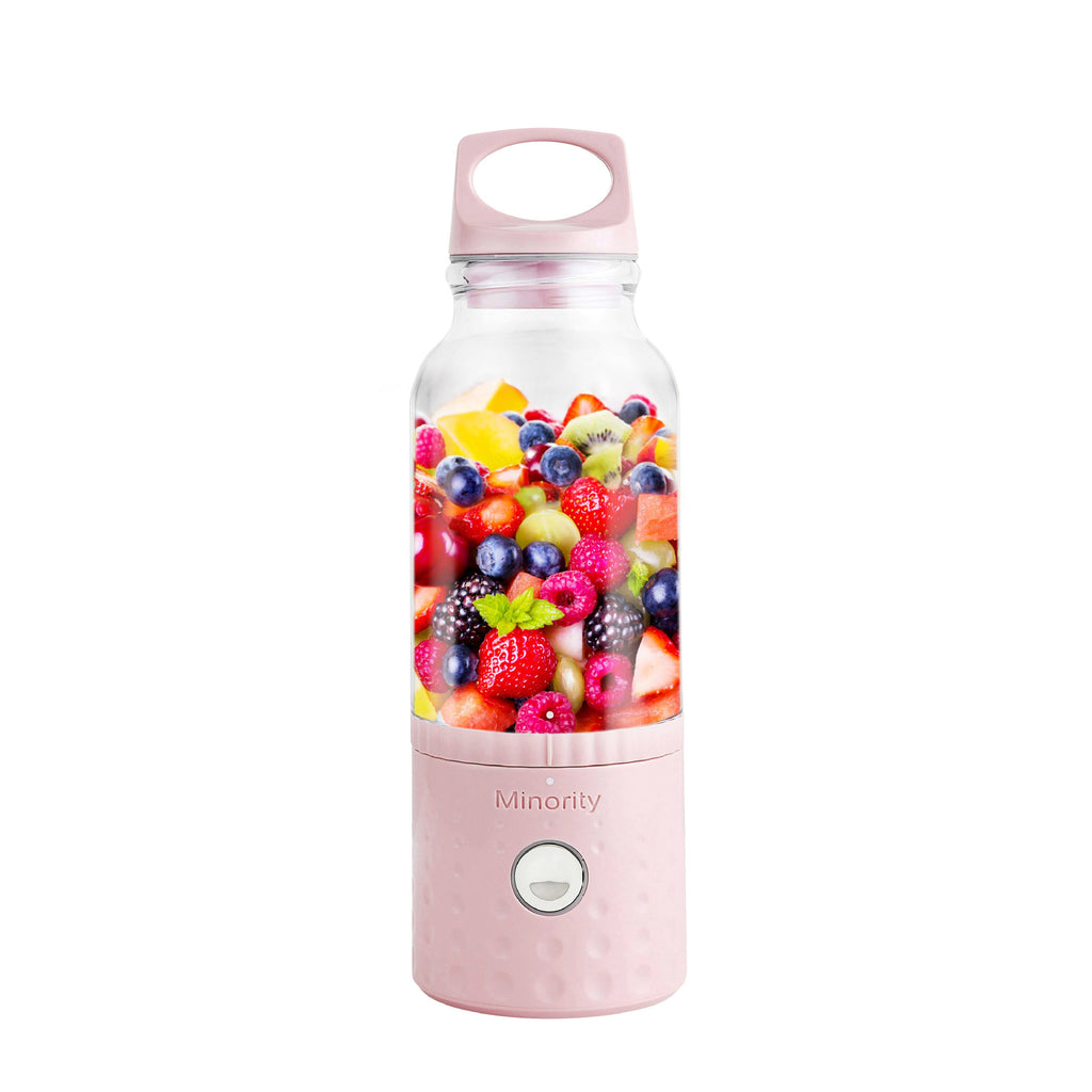 Roze draagbare mini blender