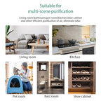 Portable Solar Electric Air Purifier For Sterilization Disinfection Deodorization And Formaldehyde Removal