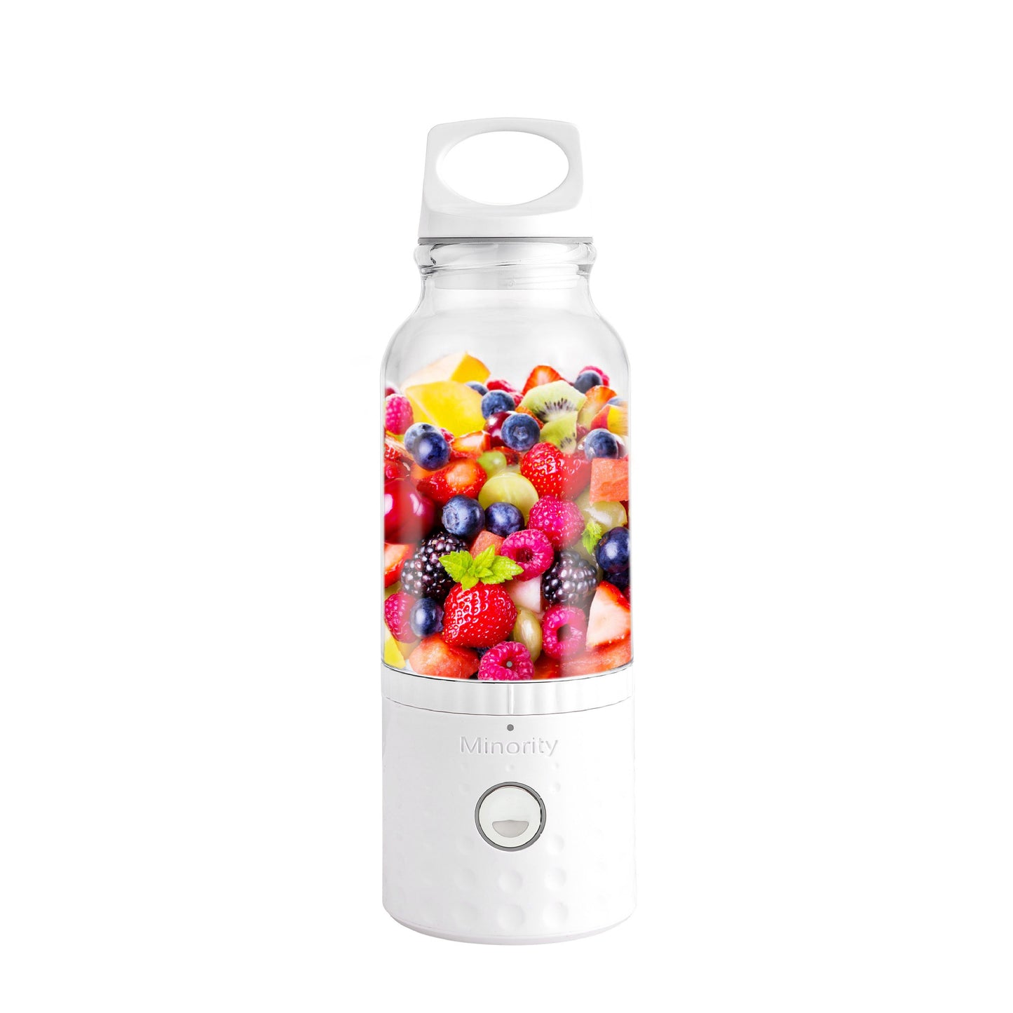 Witte draagbare mini blender
