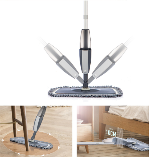 Magische vloermop met spray