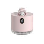 BEER GEURVERSPREIDER - LUCHTBEVOCHTIGER - DIFFUSER AROMATHERAPIE - LED VERLICHTING - DRAADLOOS