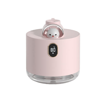 BEER GEURVERSPREIDER - LUCHTBEVOCHTIGER - DIFFUSER AROMATHERAPIE - LED VERLICHTING - DRAADLOOS