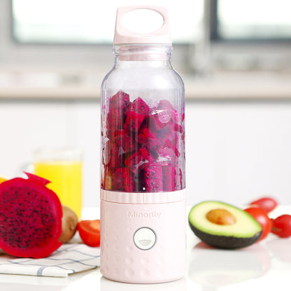 Roze draagbare mini blender