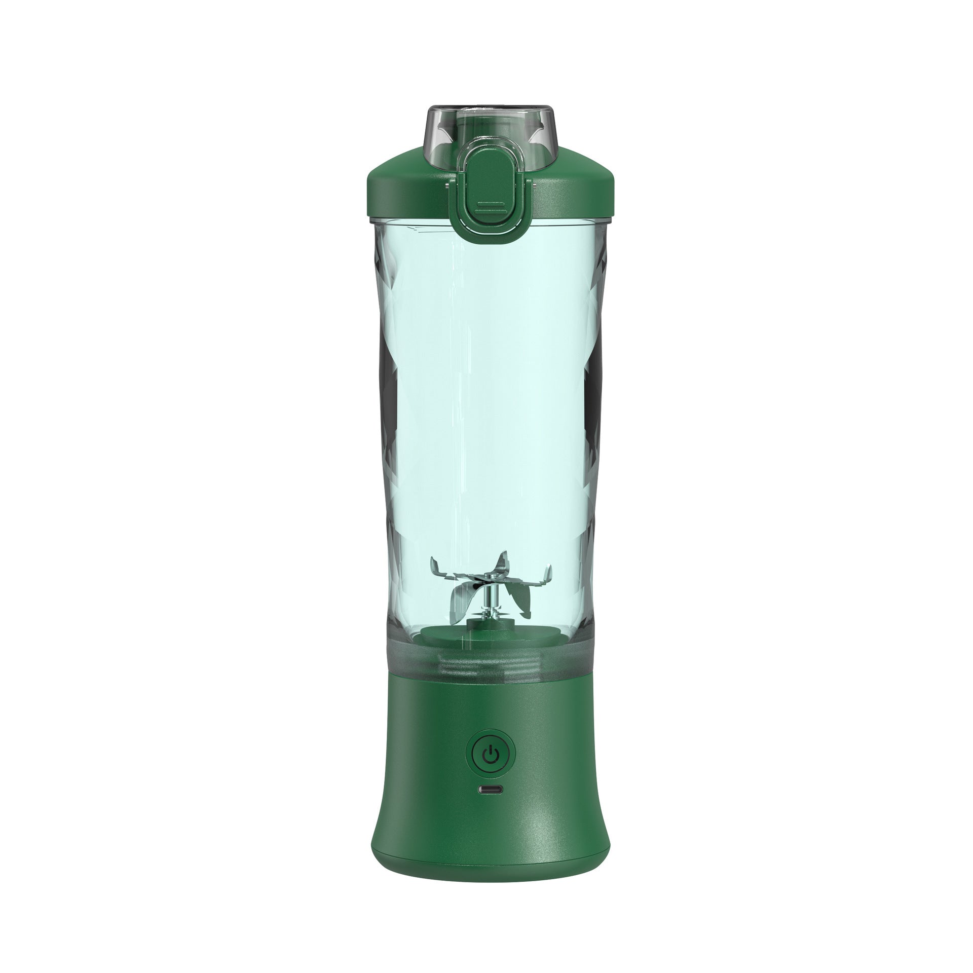 Groene draagbare blender voor shakes en smoothies